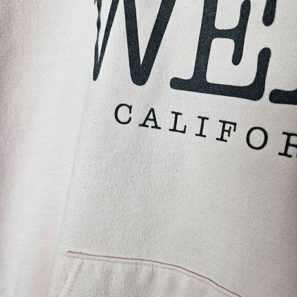 Jerseys Pink Hoodie I Heart Love Weed California Pullover Tourist Size XL - Picture 4 of 9